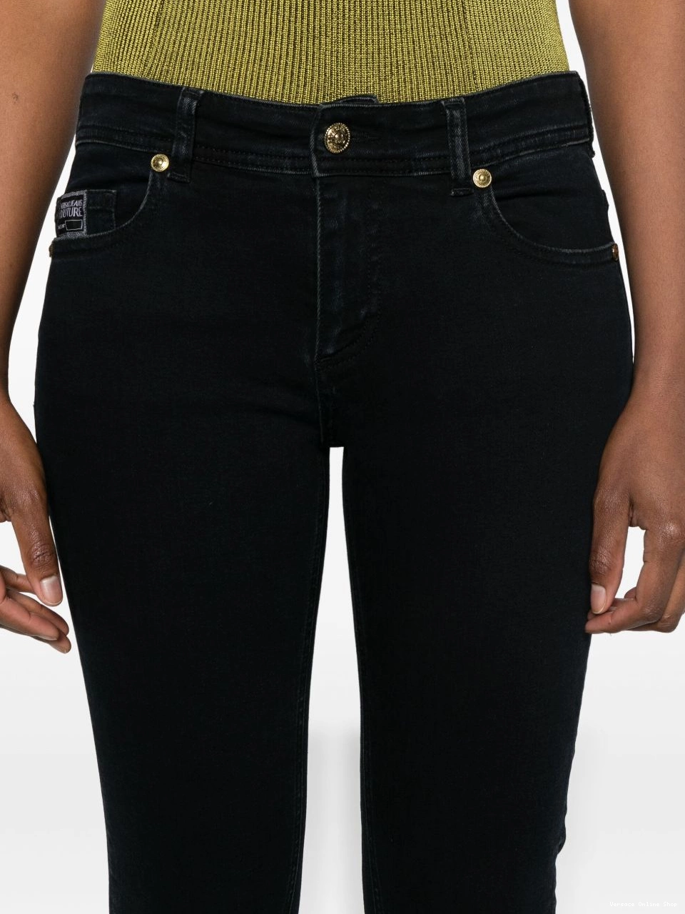 Affordable jeans Couture skinny Jeans logo-plaque Versace Women 0823